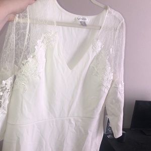 Wedding/Bridal Shower White Lace Dress